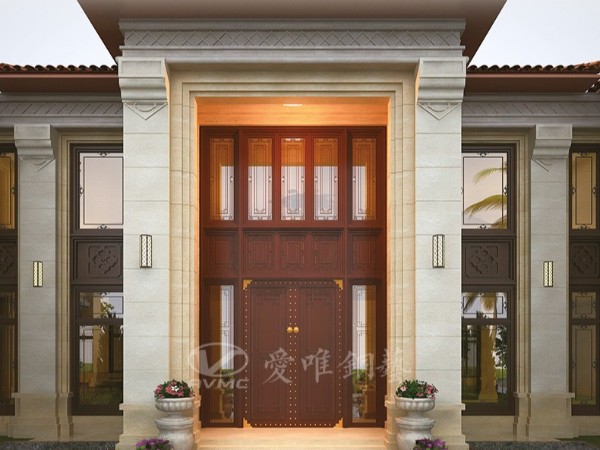 別墅銅門(mén)的外觀反映了人與自然的和諧