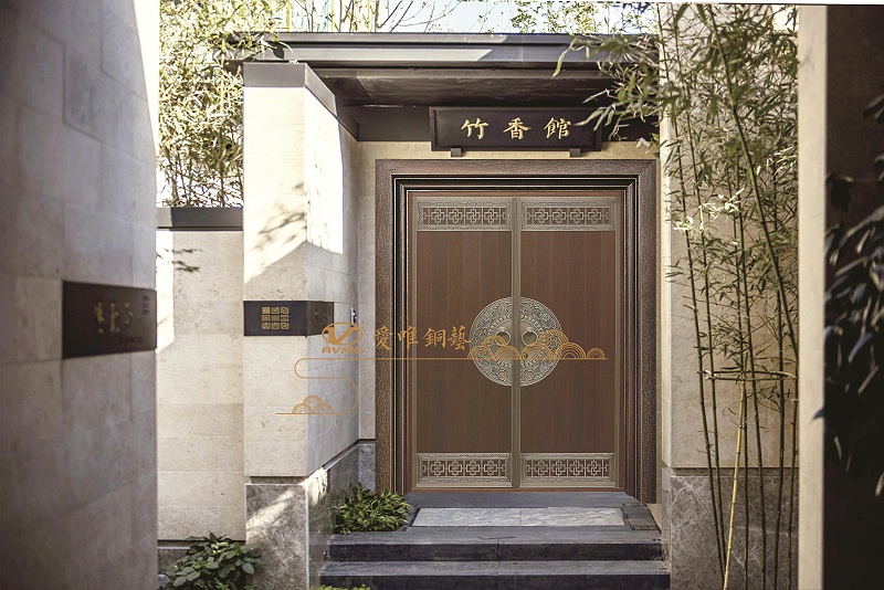 愛(ài)唯中式別墅銅門