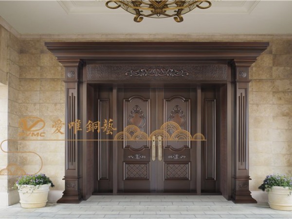 業主為什么喜歡別墅銅門銅裝飾